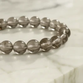 Bracelet Quartz Fumé Pierre Naturelle 8mm Grade AA