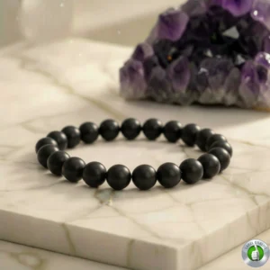 bracelet shungite pierre naturelle grade aa
