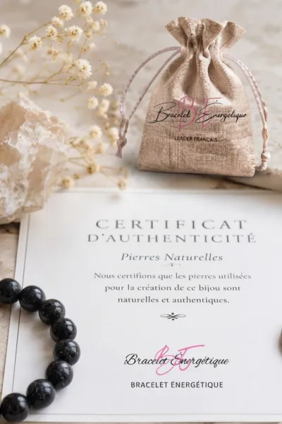 certificat authentification bracelet onyx