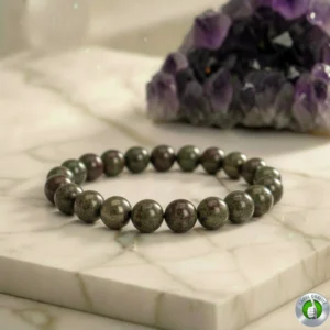 bracelet jaspe sang de dragon pierre naturelle grade aa