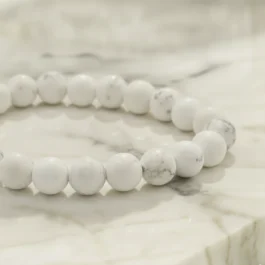 Bracelet Magnésite Pierre Naturelle 8mm Grade AA