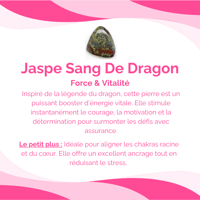 Bracelet Jaspe Sang de Dragon Pierre Naturelle 8mm Grade AA 7 fiche technique jaspe sang de dragon