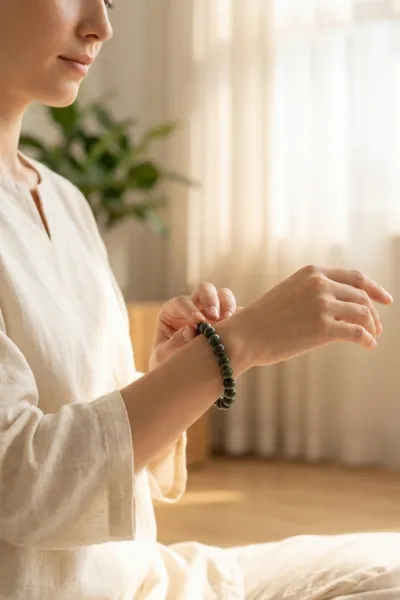 que va apporter ce bracelet jaspe sang de dragon