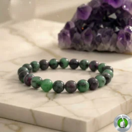 Bracelet Rubis Zoïsite Pierre Naturelle 8mm Grade AAA