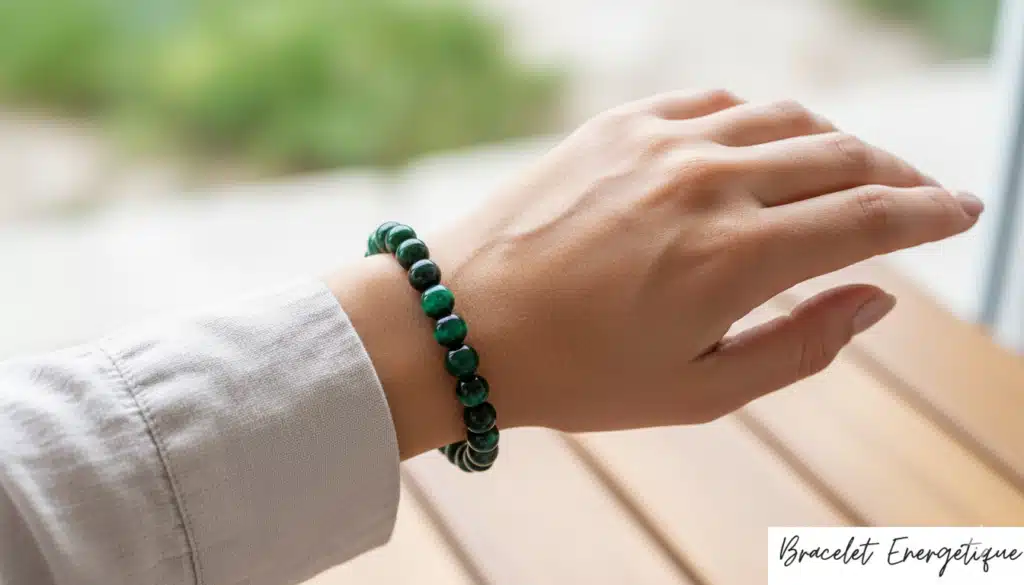 Bracelet en Œil de Tigre Vert avec Perles de 8 mm AA 4 bracelet-energetique.fr pour votre bracelet en œil de tigre vert