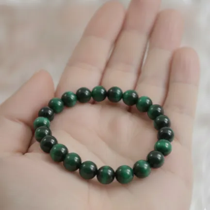 Bracelet Œil de Tigre Vert Pierre Naturelle 8 mm Grade AA 3 Bracelet Œil de Tigre Vert Pierre Naturelle 8 mm Grade AA – Image 3