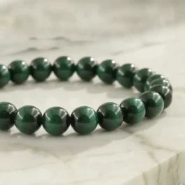 Bracelet Œil de Tigre Vert Pierre Naturelle 8 mm Grade AA
