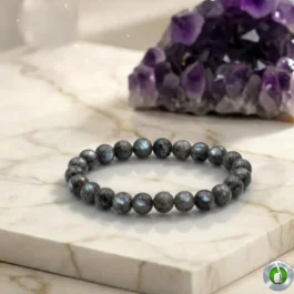 Bracelet Larvikite Pierre Naturelle 8mm Grade AAA