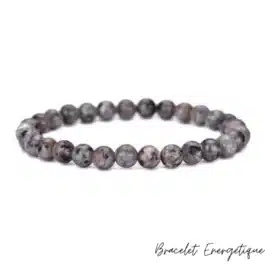 Bracelet Yooperlite Pierre de Flamme 8mm Qualité AA