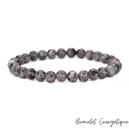 Bracelet Énergétique Équilibre et Vitalité 1 Bracelet Yooperlite Pierre de Flamme 8mm Qualité AA