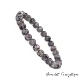 Bracelet Yooperlite Pierre de Flamme 8mm Qualité AA