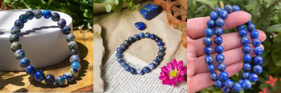 Signes Astrologiques du Lapis Lazuli : Guide Complet en Lithothérapie 3 bijou en lapis lazuli