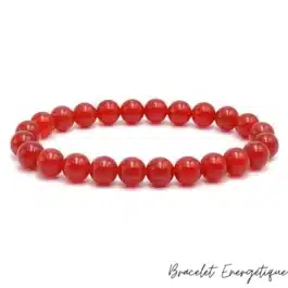 Bracelet Cornaline Pierre Naturelle 8mm Grade AA