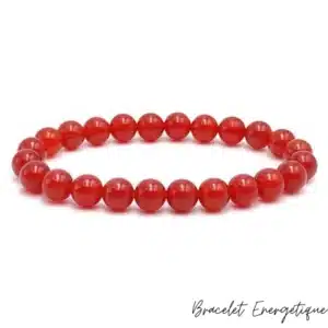 Bracelet Cornaline Pierre Naturelle 8mm Grade AA