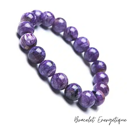 Bracelet Charoïte Pierre naturelle 8mm Grade AA 2 Bracelet Charoïte Pierre naturelle 8mm Grade AA – Image 2