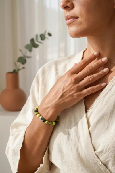 que va apporter ce bracelet chrysoprase citron