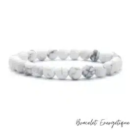 Bracelet Howlite Pierre Naturelle 8mm Grade AAA