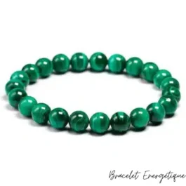 Bracelet Malachite Pierre Naturelle 8mm Grade AA