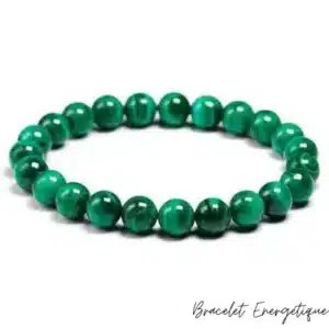 Bracelet Malachite Pierre Naturelle 8mm Grade AA