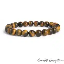 Bracelet Œil de Tigre Pierre Naturelle Grade AA Femme & Homme