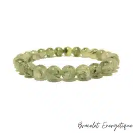 Bracelet Prehnite Pierre Naturelle 8mm Grade AA