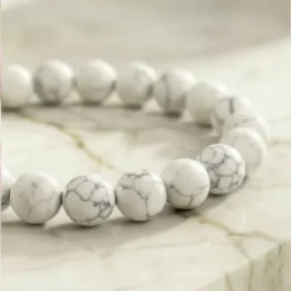 Bracelet Howlite Pierre Naturelle 8mm Grade AAA