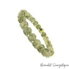 Bracelet Prehnite Pierre Naturelle 8mm Grade AA