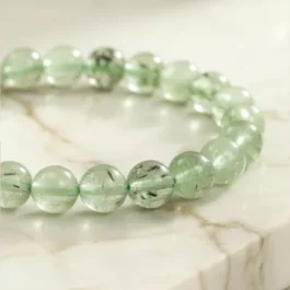 Bracelet Prehnite Pierre Naturelle 8mm Grade AAA
