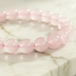 Bracelet Quartz Rose Pierre Naturelle Grade AAA